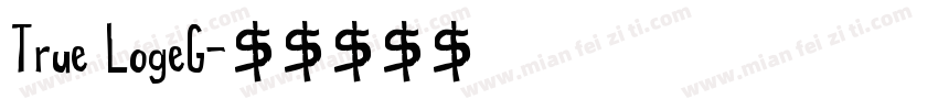 True LogeG字体转换